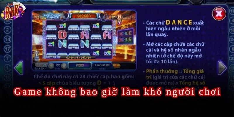 Game không bao giờ làm khó người chơi