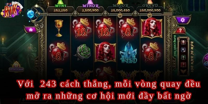 Mỗi biểu tượng trong trò chơi bá tước quyền năng đều có giá trị riêng